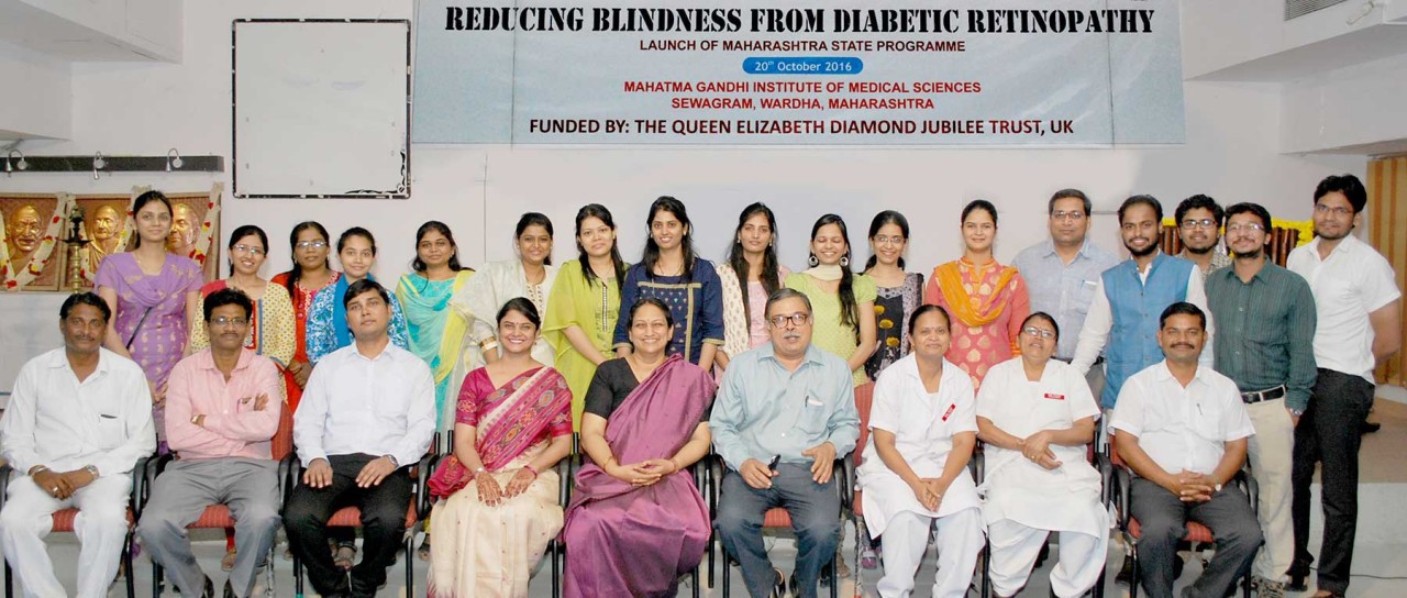 Diabetic care initiatives to prevent blindness from diabetic retinopathy in Wardha