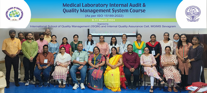 IQAC conducts Medical Laboratory Internal Audit Course