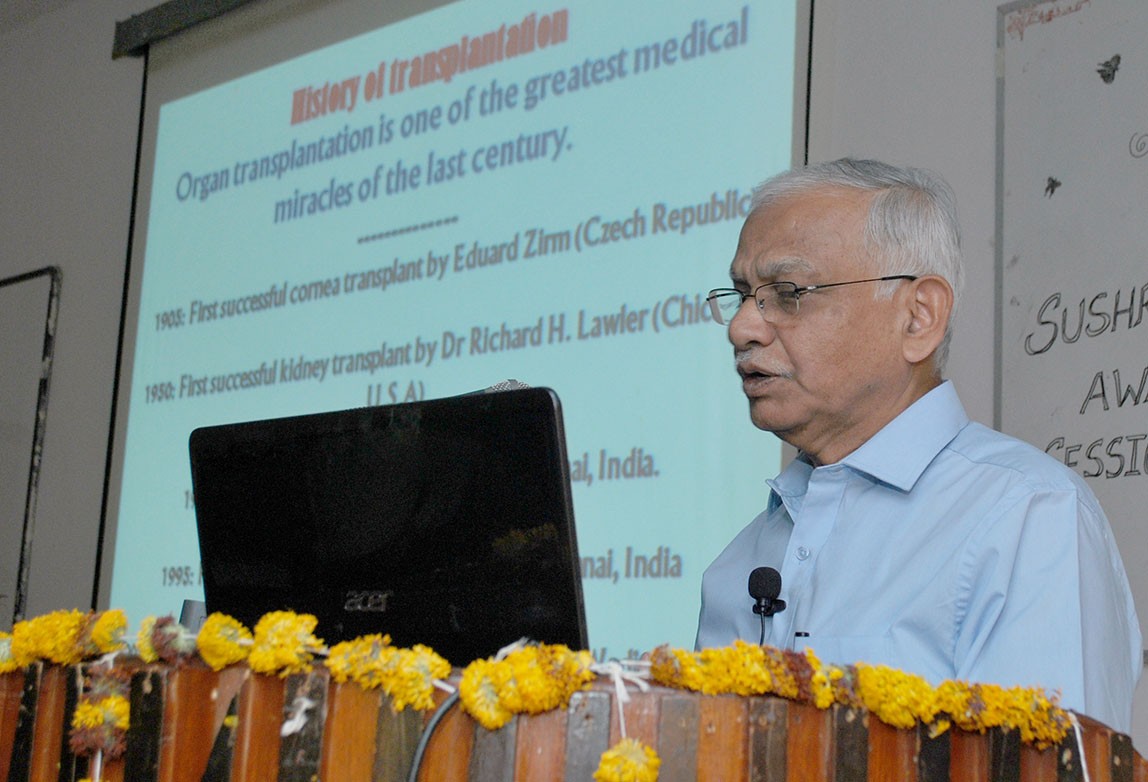 Dr Ravi Wankhede talks on Organ Donation at MGIMS