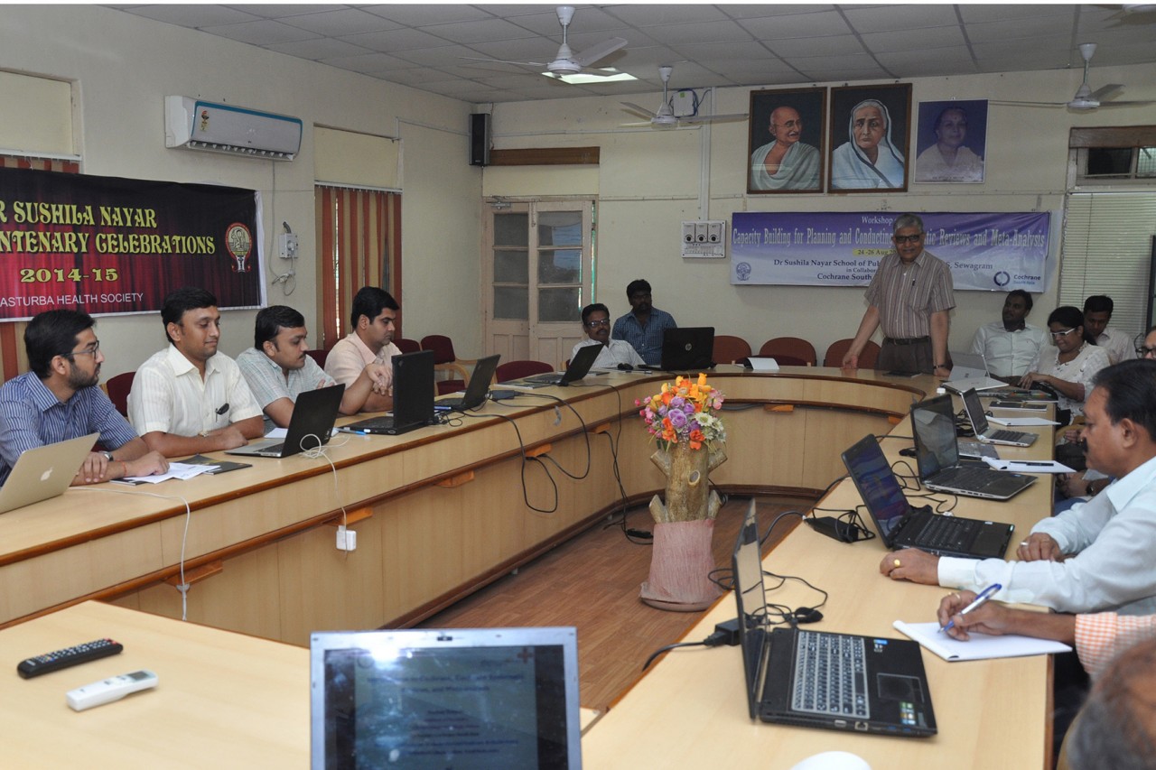 Dr Sushila Nayar School of Public Health conducts Workshops on Medical Research
