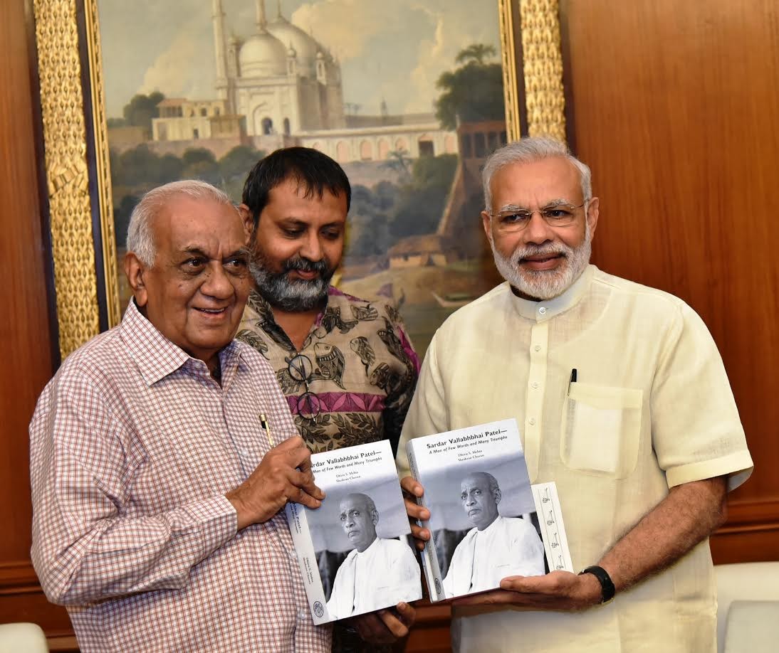 PM releases book on Sardar Patel, authored by Shri Dhiru S Mehta