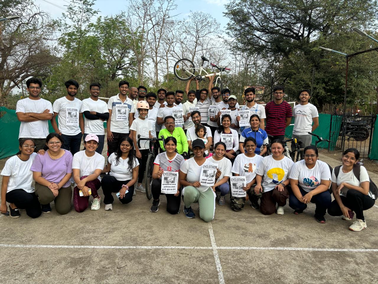 07/04/2024 - Cyclathon for promoting awareness against NCD by Sanjeevani (Students' group) on the World Health Day
